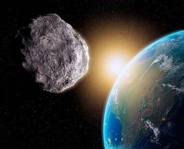asteroid on path to earth