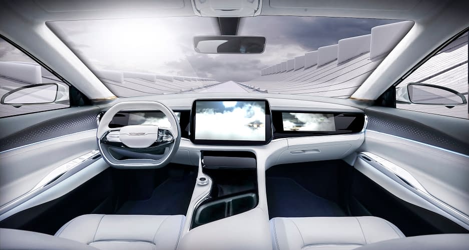 Chrysler Airflow Concept interior CES