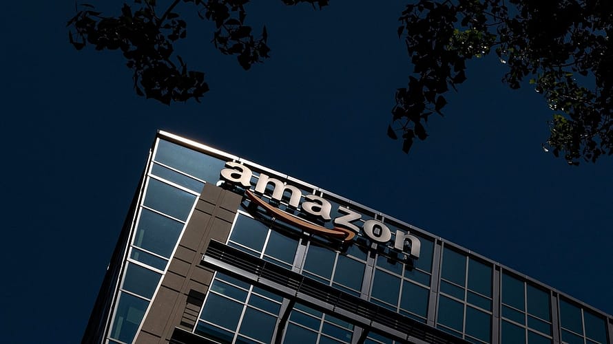 Amazon sign on building
